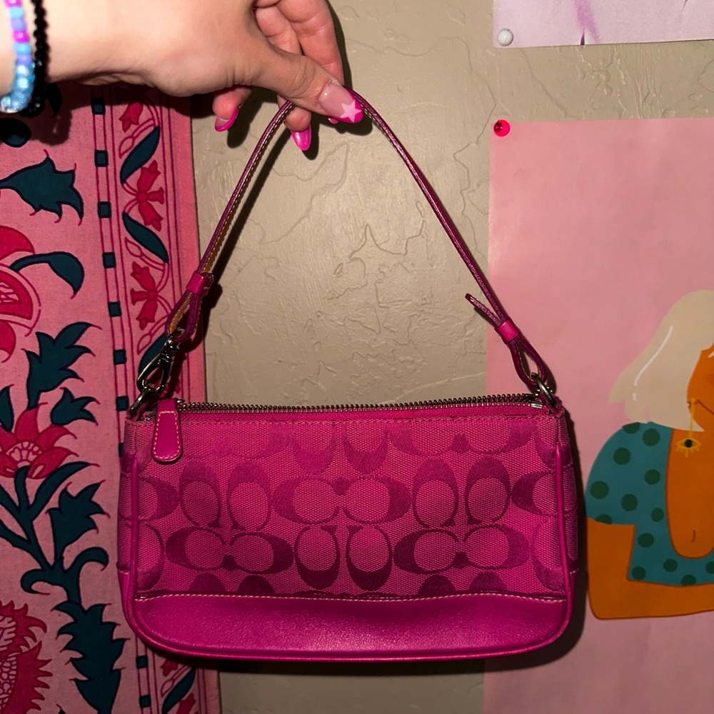 Pink Coach Purse